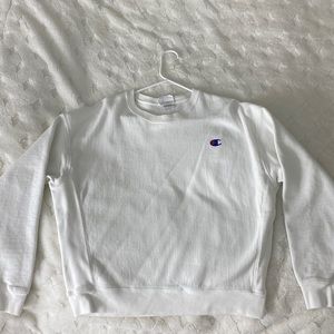 White champion crewneck